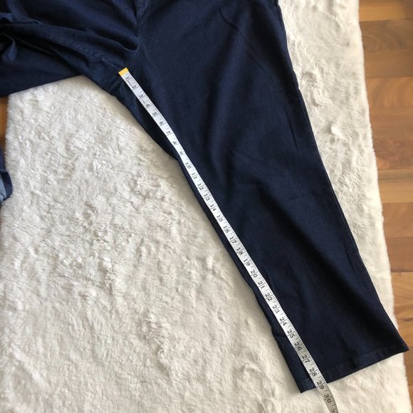 Eloquii Regular Fit Denim Kady Pant Dark Wash - Picture 9 of 9